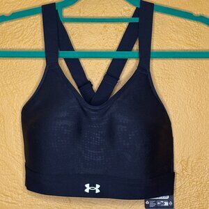 Under Armour Continuum High Emboss Sports Bra – Black – Women’s M – NWT